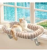 Foldable Cat Hammock for Window (White Bolster Bed — collection imagery