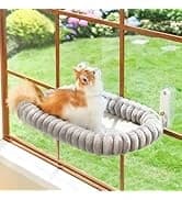 Foldable Cat Hammock for Window (White Bolster Bed — collection imagery