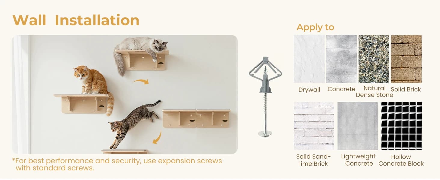 2-in-1 Cat Window Perch and Wall Shelves — product details