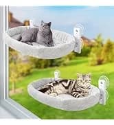 Foldable Cat Window Perch — Large Suction Cup Kitty Hammock — collection imagery
