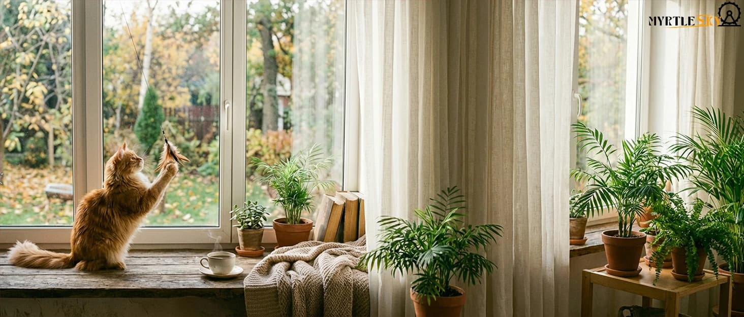 Cat Window Perch for Narrow Windows — collection imagery