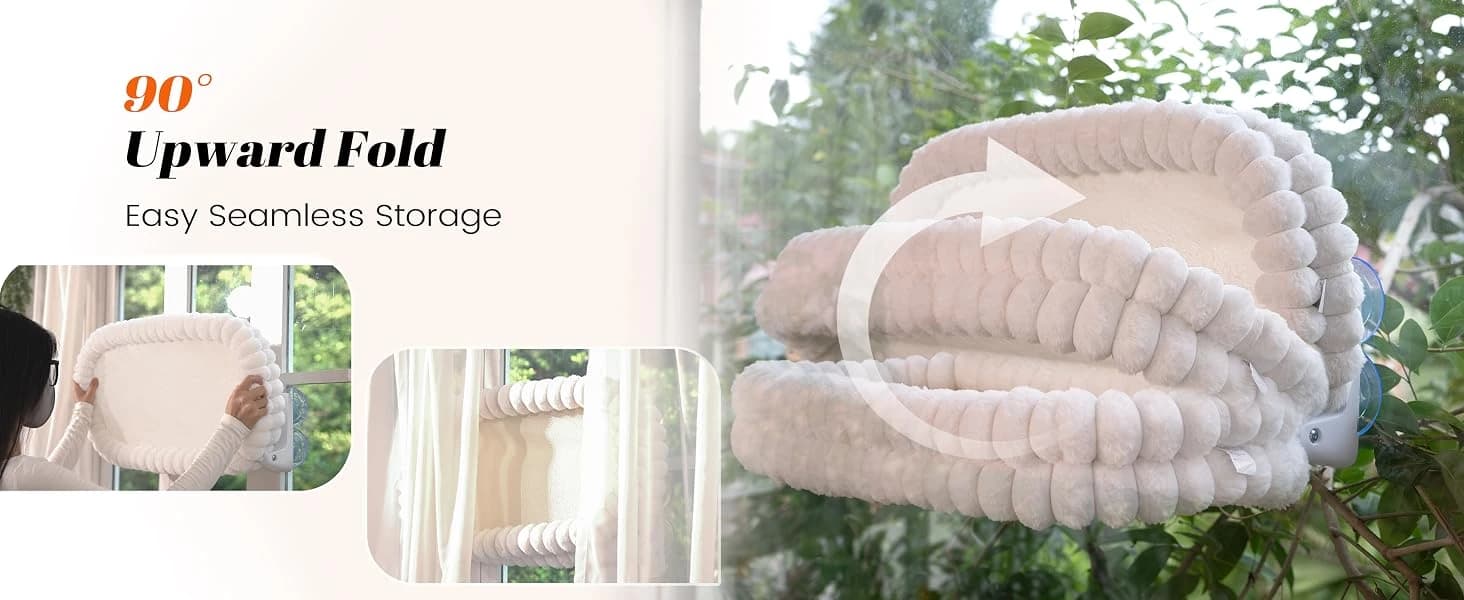 Cat Window Perch for Indoor Cats Hammock for Window with Reversible Cushion — collection imagery