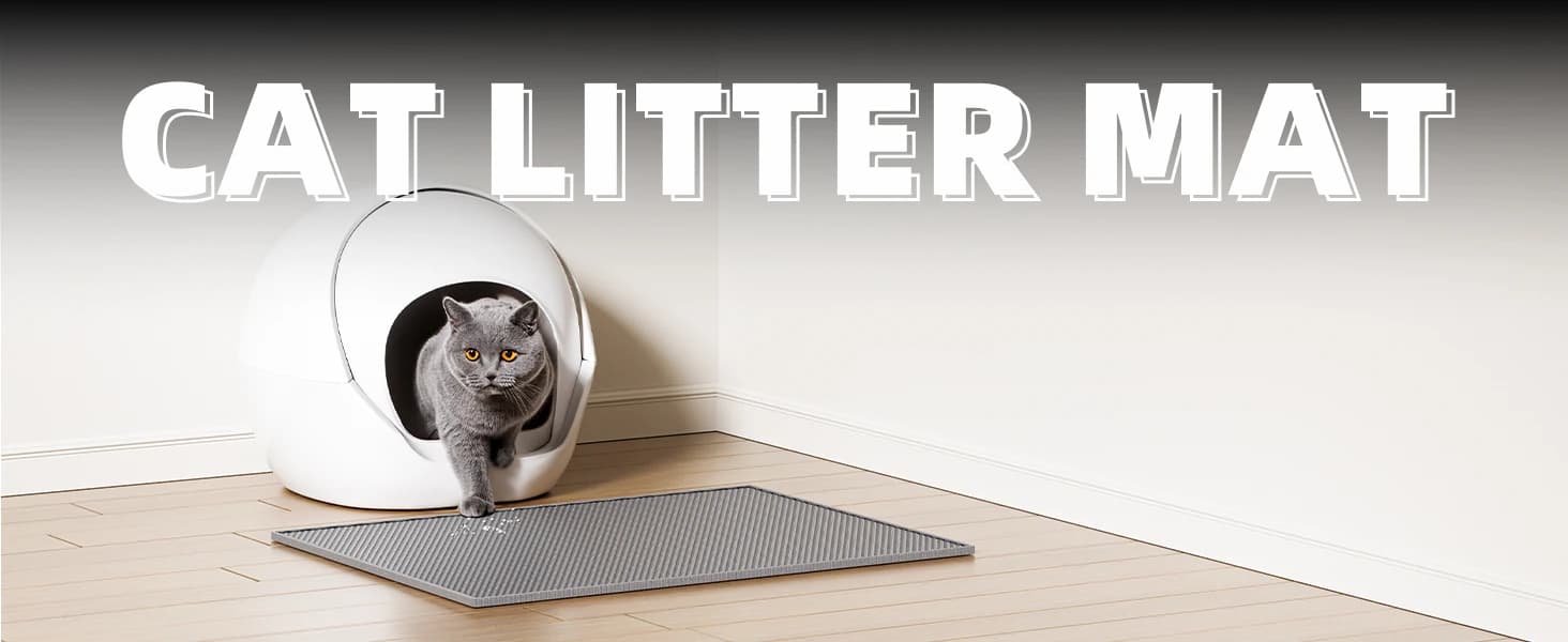 Cat Litter Mat Honeycomb Double Layer Design — 24’’ x 15’’ — collection imagery