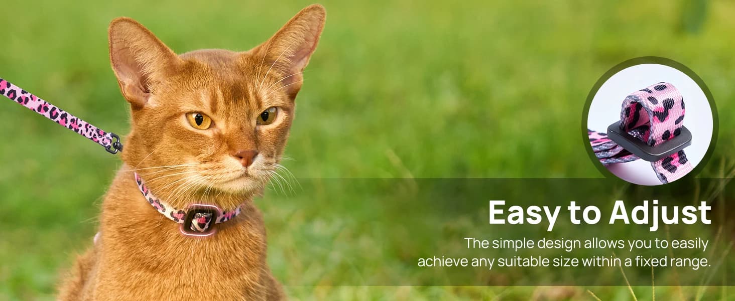 Adjustable Cat Harness and Leash Set — Escape Proof — collection imagery