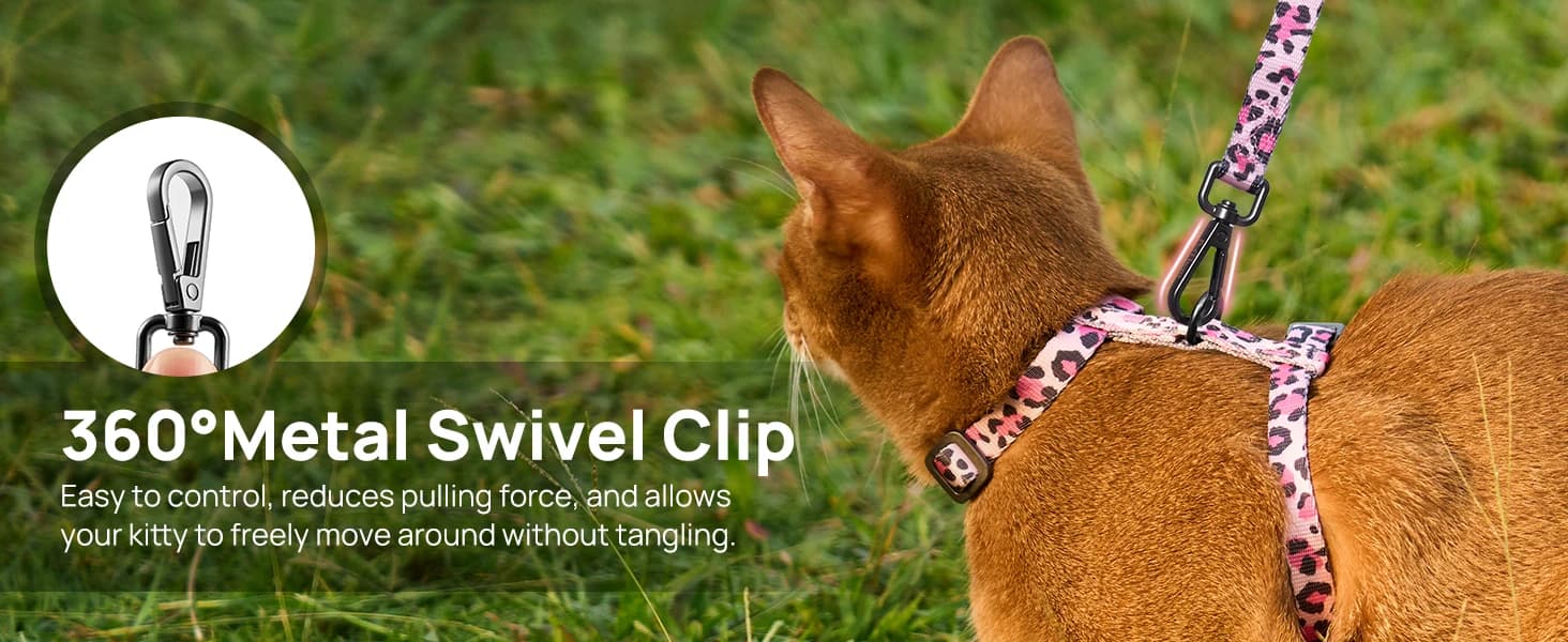 Adjustable Cat Harness and Leash Set — Escape Proof — collection imagery
