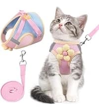 Cat Harness and Leash Set — Escape Proof Soft Vest Walk Pink XS — collection imagery