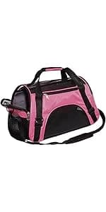 Cat Carrier for Cats Soft-Sided Travel Pet Carrier for Cat with Wooden Padding Board Airline Approved — product details