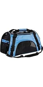 Cat Carrier for Cats Soft-Sided Travel Pet Carrier for Cat with Wooden Padding Board Airline Approved — product details