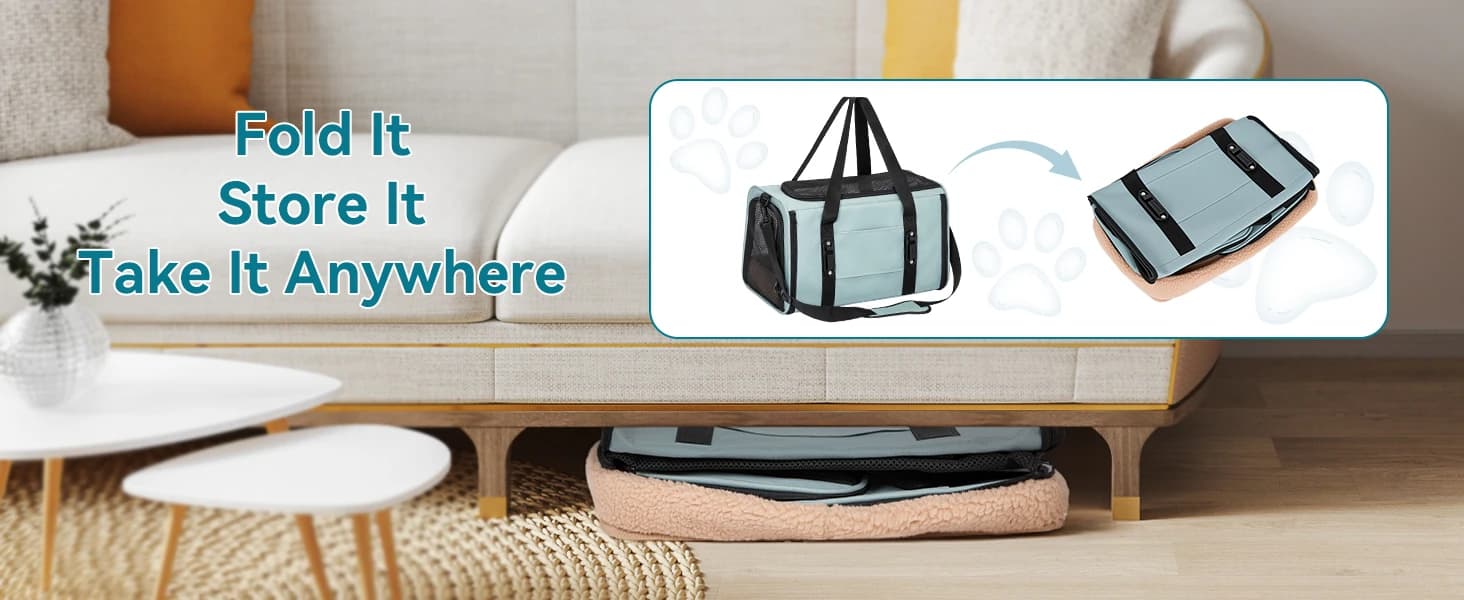 Cat Carrier Soft with Safety Buckles — collection imagery