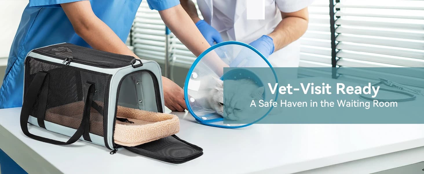 Cat Carrier Soft with Safety Buckles — collection imagery