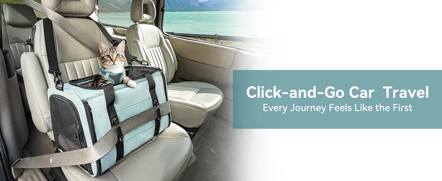 Cat Carrier Soft with Safety Buckles — collection imagery