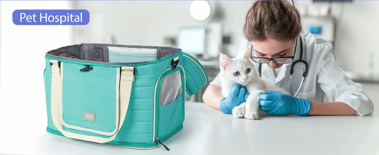 Top-Expandable Pet Carrier: Airline Approved Pet Travel Bag for Cats/Dogs Up to 20 Lbs | Soft-Sided — product details