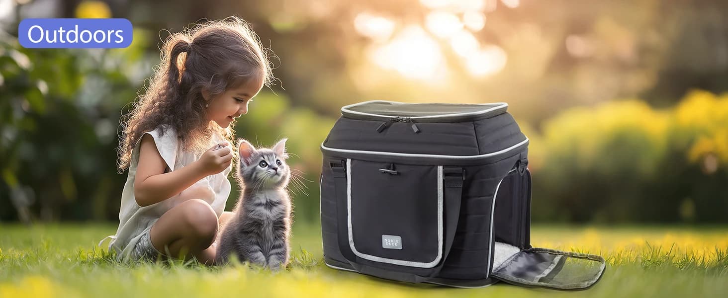 Top-Expandable Pet Carrier: Airline Approved Pet Travel Bag for Cats/Dogs Up to 20 Lbs | Soft-Sided — product details