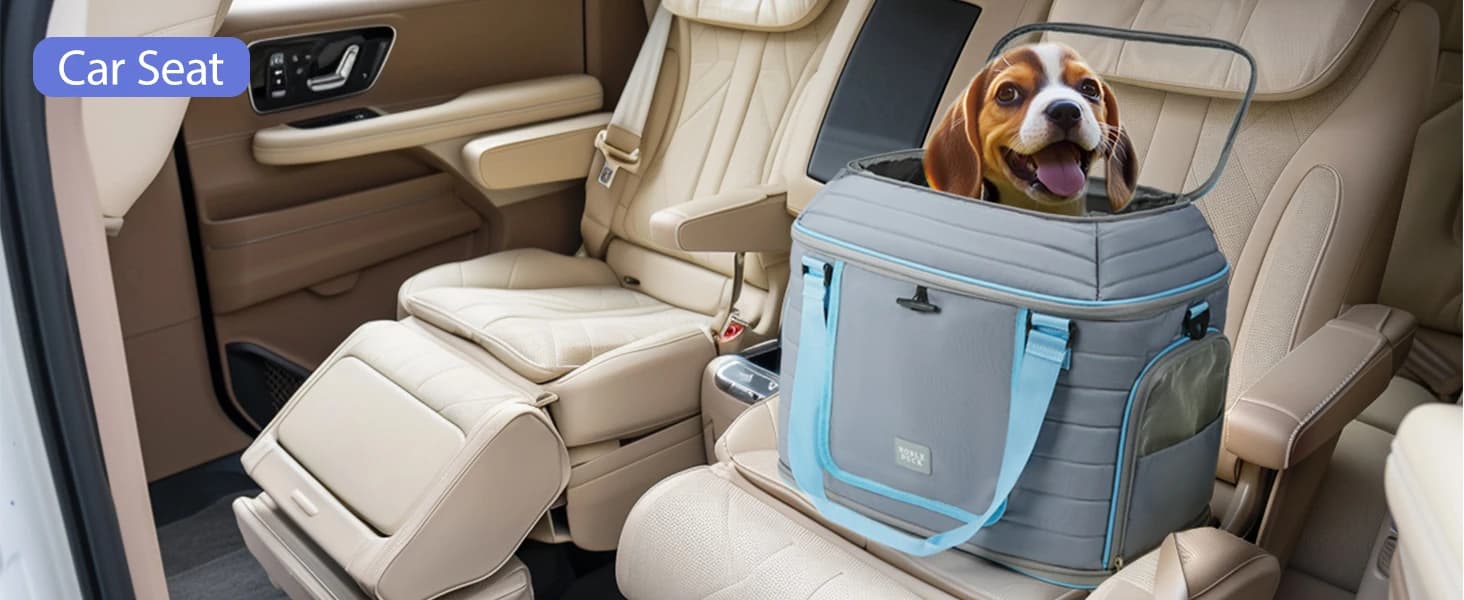 Top-Expandable Pet Carrier: Airline Approved Pet Travel Bag for Cats/Dogs Up to 20 Lbs | Soft-Sided — product details
