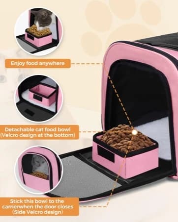 Cat Carriers Soft-Sided Cat Carrier Soft(Up to 16 Lbs) — Breathable Pet Bag — collection imagery