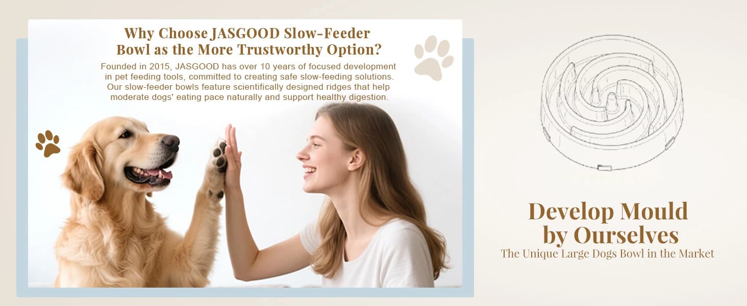 Slow Feeder Dogs Bowl for Large Medium Dogs — product details