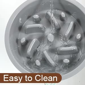 Dog Slow Feeder - Reduce Slip Puzzle Bowl for Raised Pet Feeders - Interactive Bloat Stop Elevated Diners — collection imagery