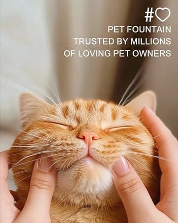 Cat Water Fountain Stainless Steel: Cat Fountain for Drinking - 88oz/2.6L — collection imagery