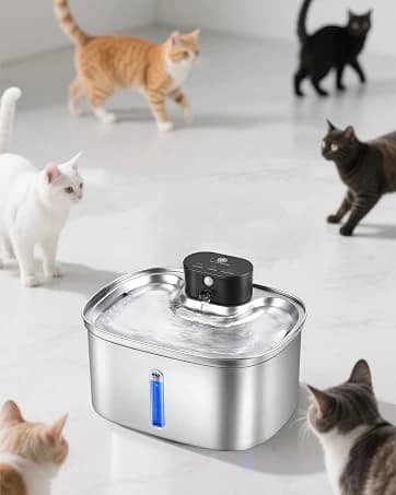 Cat Water Fountain Filters — 6 Pieces Triple Filtration System Replacement Filter Fit for 84oz/2.5L Cat Pet — collection imagery