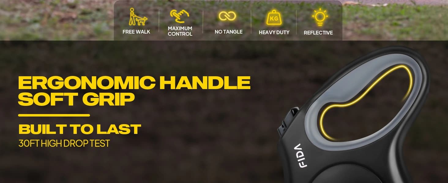 Retractable Dog Leash — 16 ft Dog Walking Leash for Small Dogs up to 26 lbs — product details