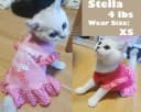 4 Pieces Dog Dress Shirt Puppy Clothes for Small Girl Cute Doggie Dresses Summer Clothes Apparel for Dogs and