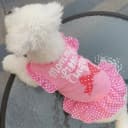 4 Pieces Dog Dress Shirt Puppy Clothes for Small Girl Cute Doggie Dresses Summer Clothes Apparel for Dogs and