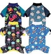 4 Pieces Dog Dress Shirt Puppy Clothes for Small Girl Cute Doggie Dresses Summer Clothes Apparel for Dogs and — collection imagery