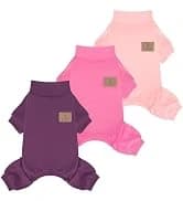 4 Pieces Dog Dress Shirt Puppy Clothes for Small Girl Cute Doggie Dresses Summer Clothes Apparel for Dogs and — collection imagery