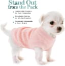 Cozy Lightweight Dog Sweaters Shirt for Small Puppies: Stretchable Beige Tank Top Attire — Perfect for