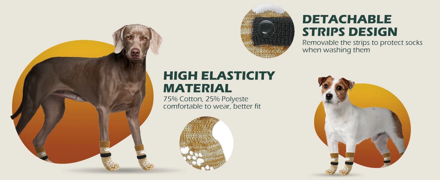 Anti Slip Dog Socks to Prevent Licking Paws — product details