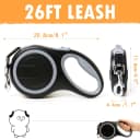 26Ft Retractable Dog Leash — Heavy Duty Great Leash for Dog up to 110 lbs