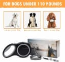26Ft Retractable Dog Leash — Heavy Duty Great Leash for Dog up to 110 lbs