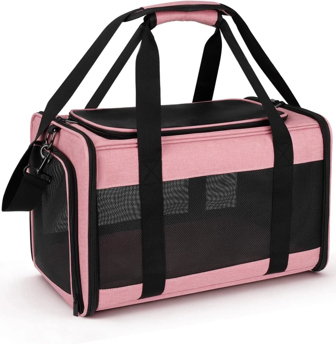 Cat Carrier Dog Carrier for Pets Up to 16 Lbs