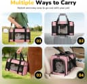 Cat Carrier Dog Carrier for Pets Up to 16 Lbs