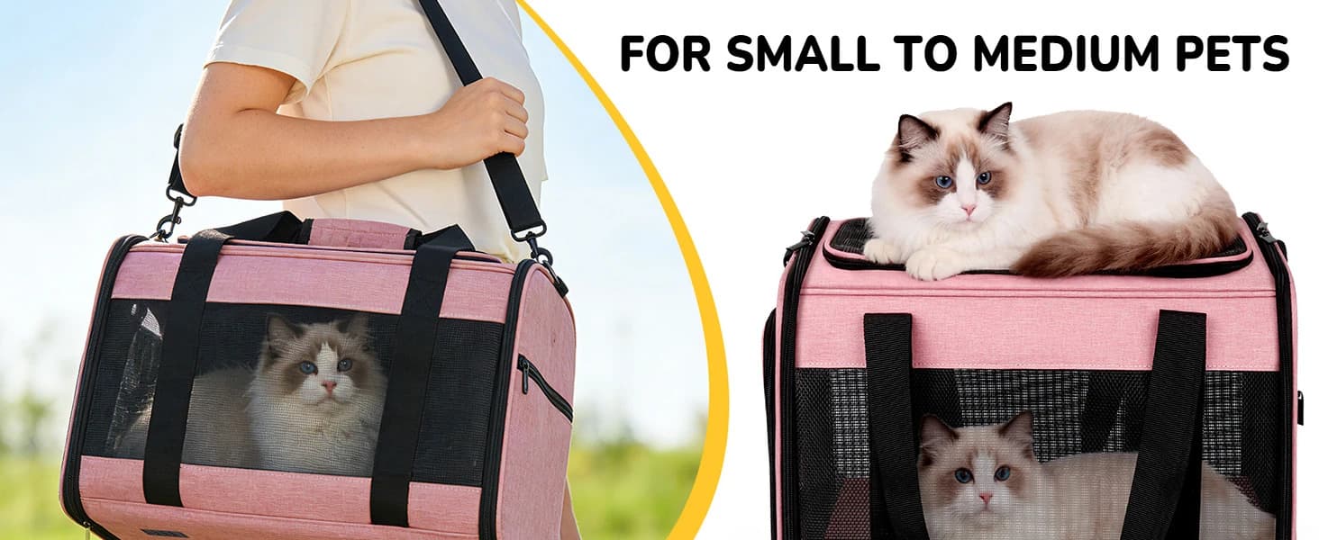 Cat Carrier Dog Carrier for Pets Up to 16 Lbs — product details