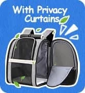 Innovative Traveler Bubble Backpack Pet Carriers for Dogs and Cats — collection imagery