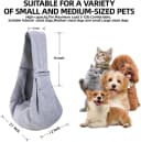 Dog and Cats Carrier Sling — Puppy Small Pet Carrier with Storage Pocket