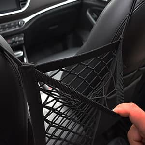 Dog Car Net Barrier Pet Barrier with Car Mesh Organizer for Dog and Child — collection imagery