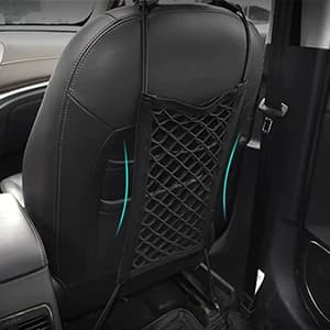 Dog Car Net Barrier Pet Barrier with Car Mesh Organizer for Dog and Child — collection imagery