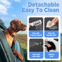 Hard Bottom Dog Car Seat Cover for Back Seat — PU Leather Dog Seat Extender