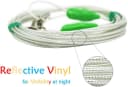 25ft Reflective Tie-Out Cable for Small Dogs Up to 35 Pounds