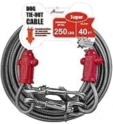 25ft Reflective Tie-Out Cable for Small Dogs Up to 35 Pounds — collection imagery