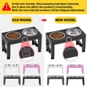 Elevated Dog Bowls Large Breed Raised Dogs Bowl Stand Large/Medium Sized Dog Stainless Steel Food Water Bowl