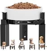 Elevated Dog Bowls Large Breed Raised Dogs Bowl Stand Large/Medium Sized Dog Stainless Steel Food Water Bowl — collection imagery