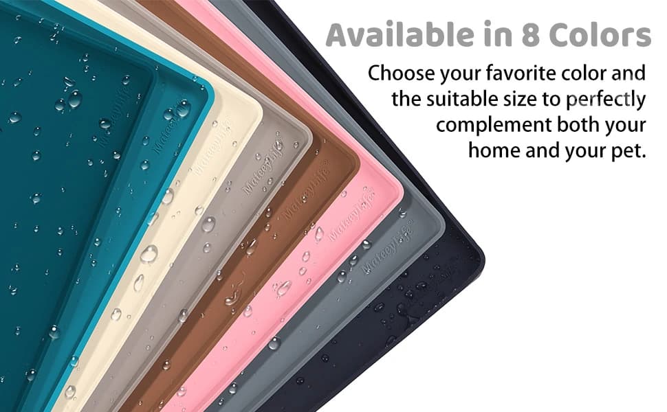 Silicone Cat and Dog Food Mat for Floors Waterproof — product details