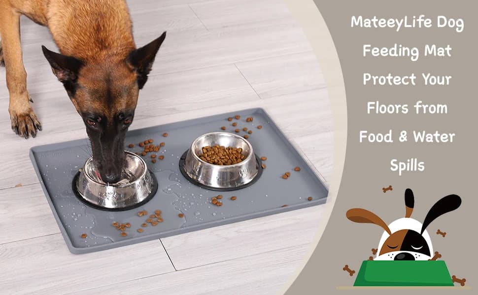 Silicone Cat and Dog Food Mat for Floors Waterproof — product details