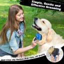Professional 3PCS Self Cleaning Slicker Brush and Pet Grooming Rake & Flea Comb for Dogs