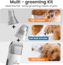 Dog Grooming Vacuum,7 in 1 Grooming kit Tools with Low Noise