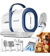 Dog Grooming Vacuum,7 in 1 Grooming kit Tools with Low Noise — collection imagery