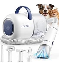 Dog Grooming Vacuum,7 in 1 Grooming kit Tools with Low Noise — collection imagery